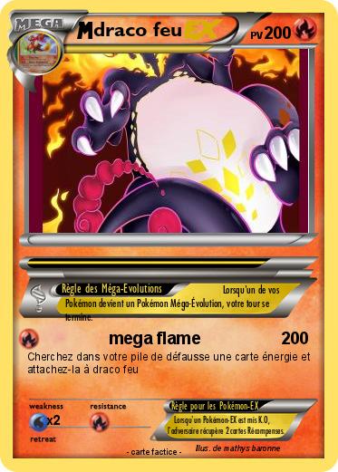 Pokemon draco feu