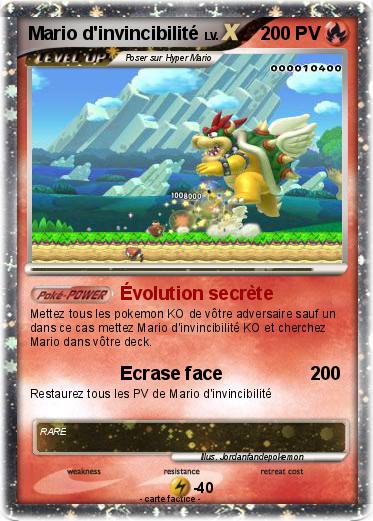 Pokemon Mario d'invincibilité