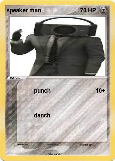 Pokemon speaker man