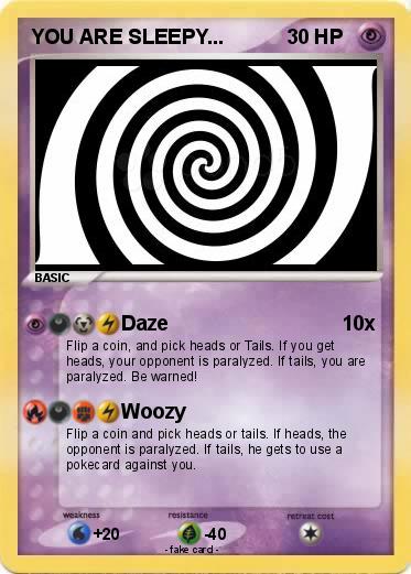 Pokemon YOU ARE SLEEPY...
