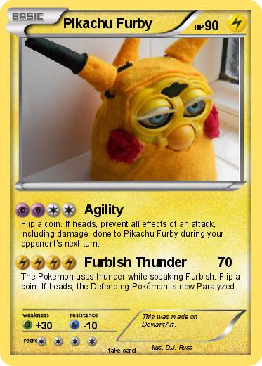 Pokemon Pikachu Furby