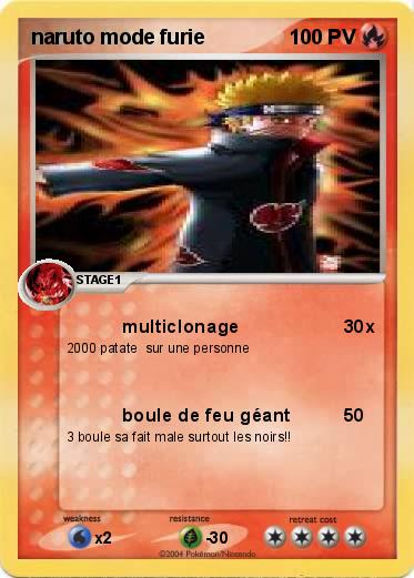 Pokemon naruto mode furie