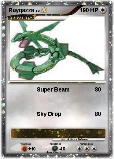 Pokemon Rayqazza