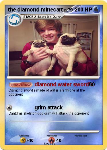 Pokemon the diamond minecart