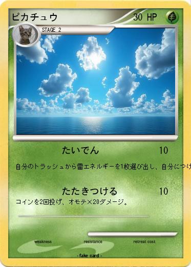 Pokemon ピカチュウ