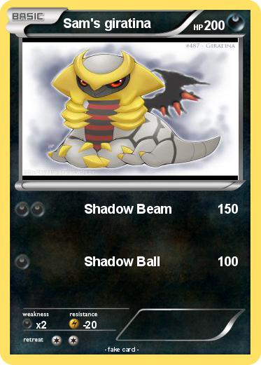Pokemon Sam's giratina