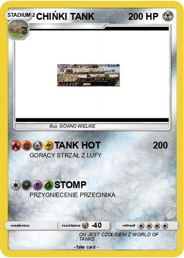 Pokemon CHIŃKI TANK