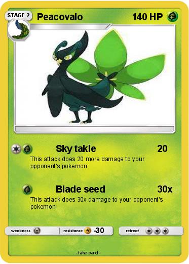 Pokemon Peacovalo