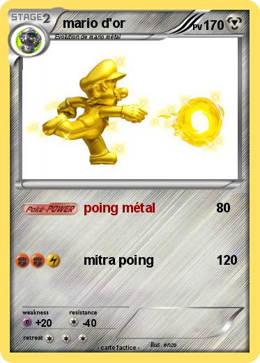 Pokemon mario d'or