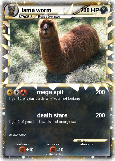 Pokemon lama worm