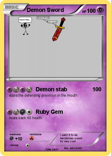 Pokemon Demon Sword