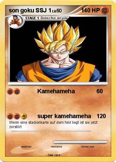 Pokemon son goku SSJ 1
