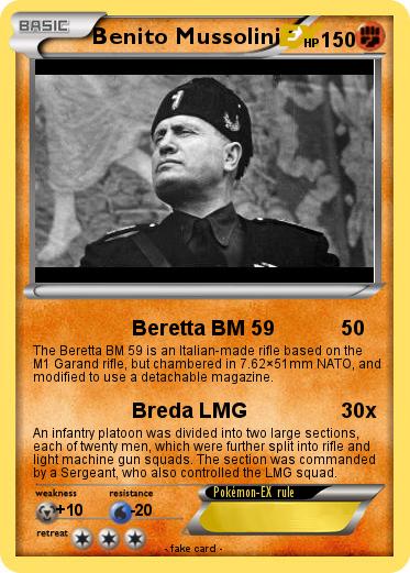 Pokemon Benito Mussolini