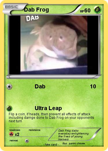 Pokemon Dab Frog