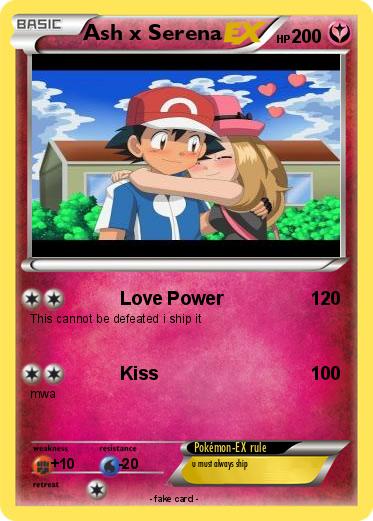 Pokemon Ash x Serena