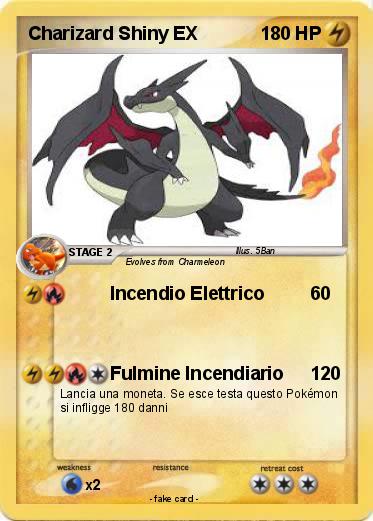 Pokemon Charizard Shiny EX