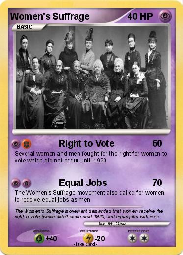 Pokemon Women's Suffrage