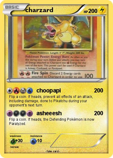 Pokemon charzard