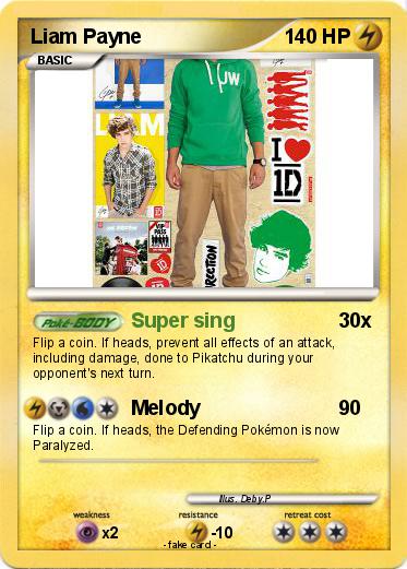 Pokemon Liam Payne