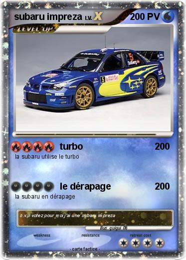 Pokemon subaru impreza