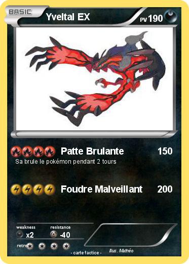 Pokemon Yveltal EX