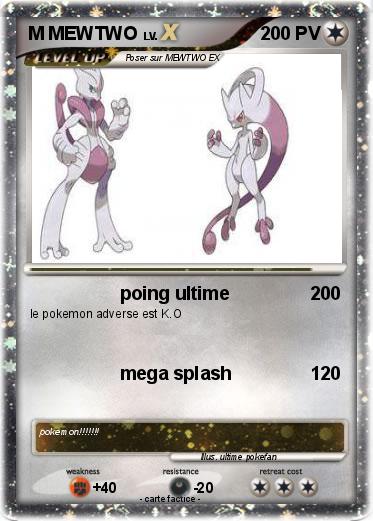 Pokemon M MEWTWO