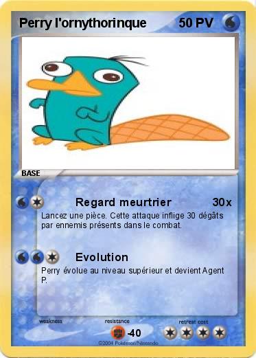 Pokemon Perry l'ornythorinque