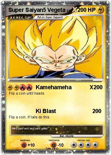 Pokemon Super Saiyan5 Vegeta