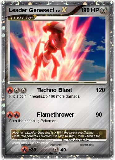Pokemon Leader Genesect