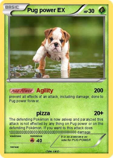 Pokemon Pug power EX