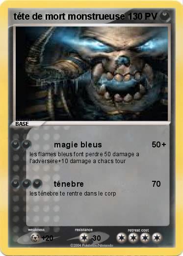 Pokemon téte de mort monstrueuse