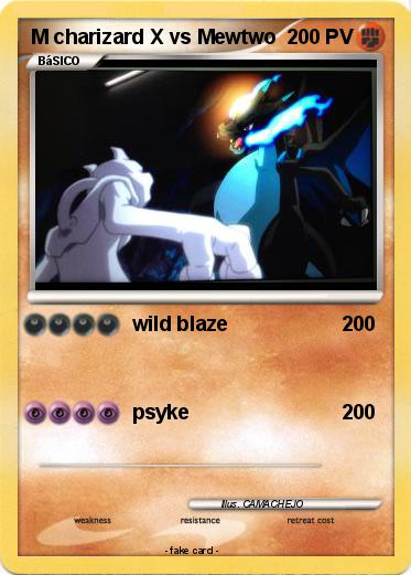 Pokemon M charizard X vs Mewtwo