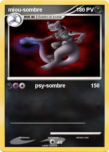 Pokemon miou-sombre