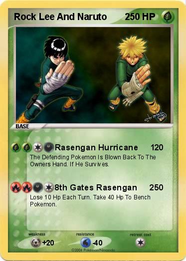 Pokemon Rock Lee And Naruto       2