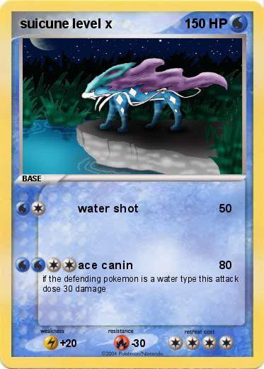 Pokemon suicune level x