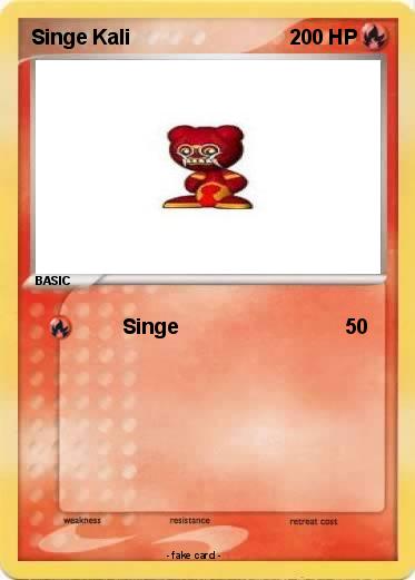 Pokemon Singe Kali