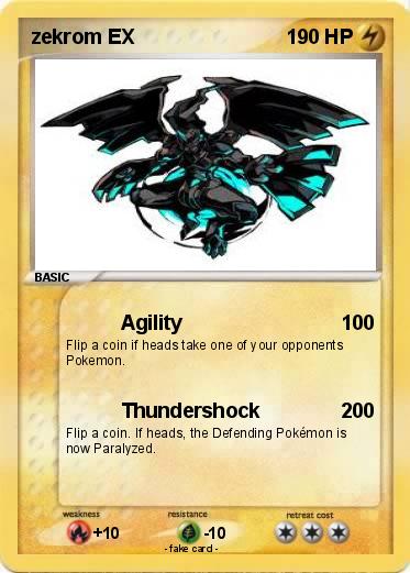 Pokemon zekrom EX