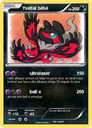 Pokemon Yveltal bébé