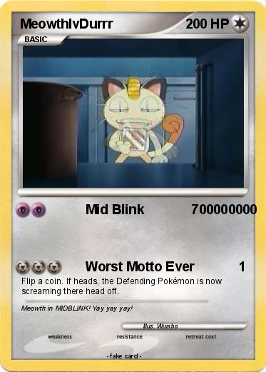 Pokemon MeowthlvDurrr