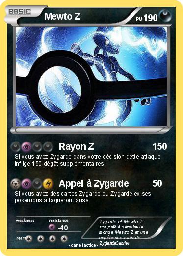 Pokemon Mewto Z