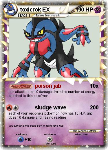 Pokemon toxicrok EX