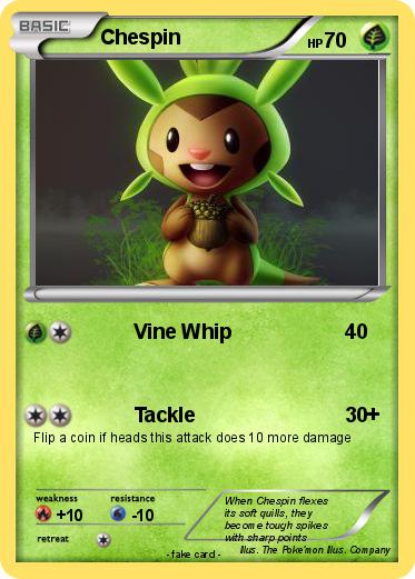 Pokemon Chespin