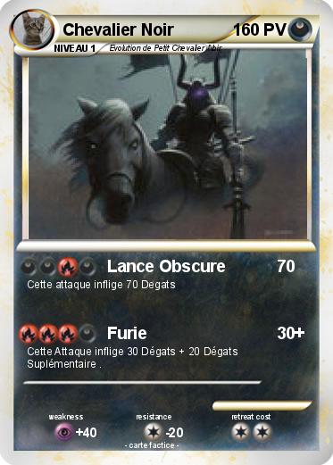 Pokemon Chevalier Noir