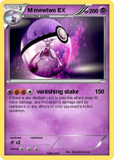 Pokemon M mewtwo EX