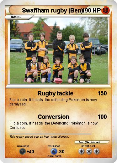 Pokemon Swaffham rugby (Ben)