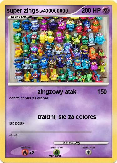 Pokemon super zings