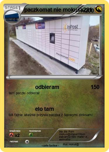 Pokemon paczkomat nie mokuśa221