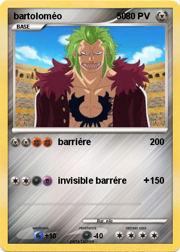 Pokemon bartoloméo                      50