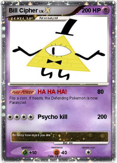 Pokemon Bill Cipher