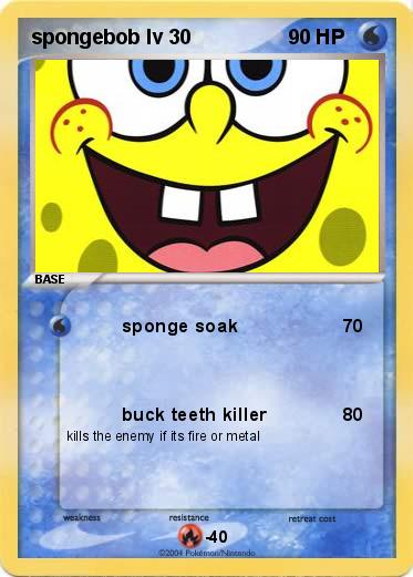 Pokemon spongebob lv 30